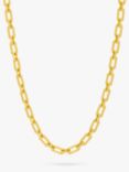 Estella Bartlett Square Link T-Bar Necklace, Gold