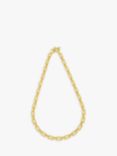 Estella Bartlett Square Link T-Bar Necklace, Gold