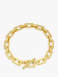 Estella Bartlett Square Link T-Bar Bracelet, Gold
