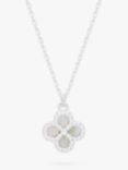 Estella Bartlett 'All Kinds of Wonderful' Dotted Pearl Flower Pendant Necklace