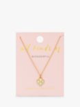 Estella Bartlett 'All Kinds of Wonderful' Dotted Pearl Flower Pendant Necklace, Gold