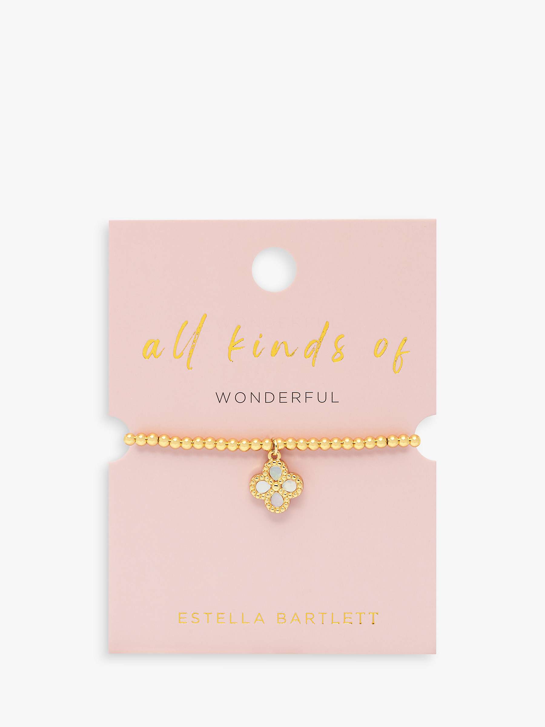 Buy Estella Bartlett 'All Kinds of Wonderful' Sienna Dotted Pearl Beaded Bracelet Online at johnlewis.com