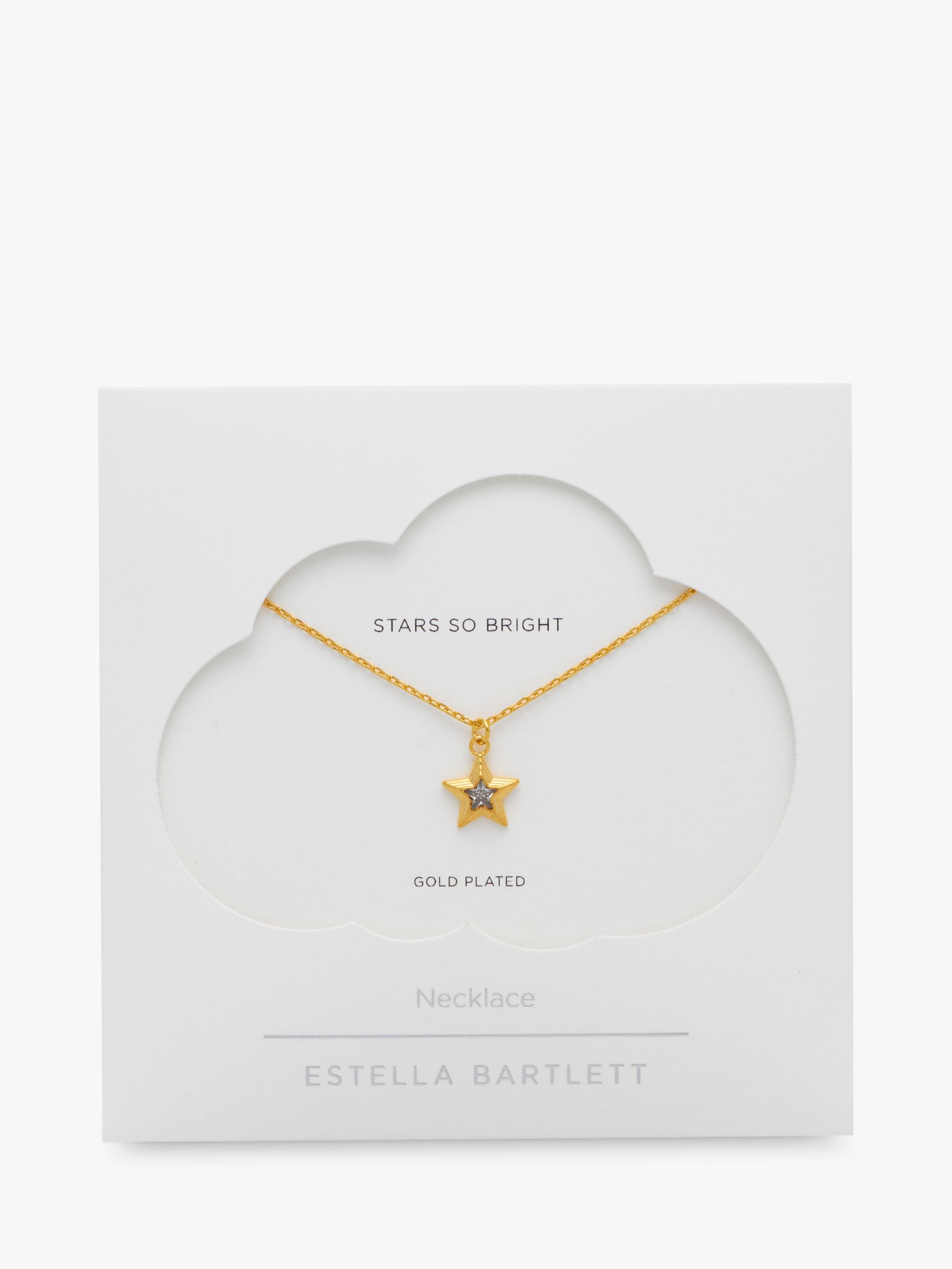 Buy Estella Bartlett Cubic Zirconia Star Pendant Necklace Online at johnlewis.com