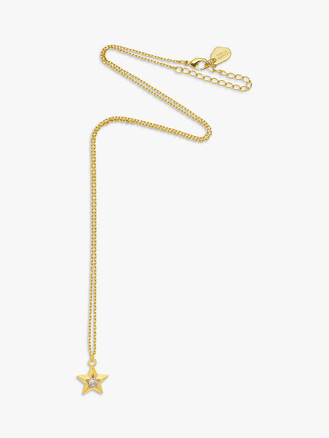 Estella Bartlett Cubic Zirconia Star Pendant Necklace, Gold