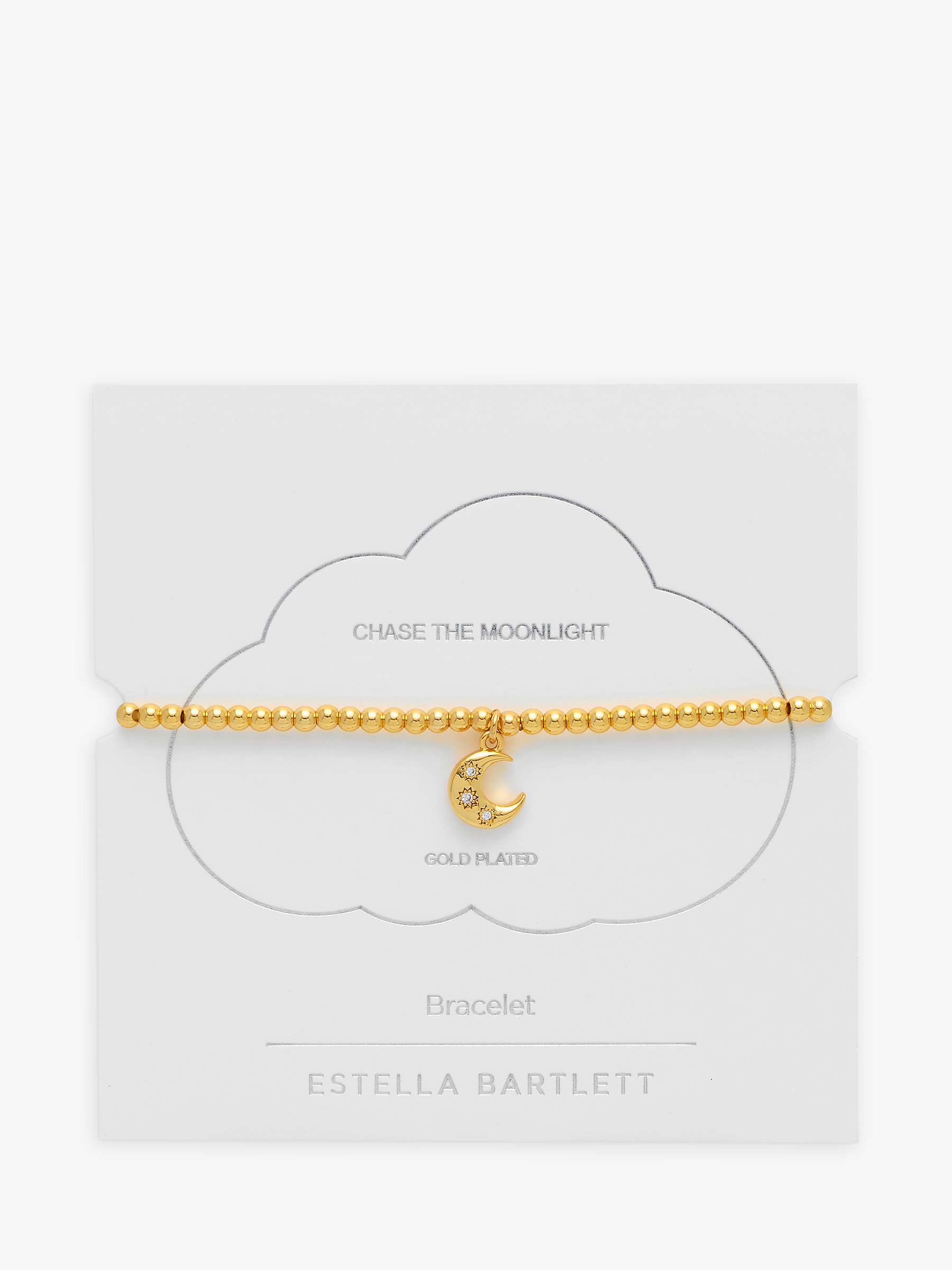 Buy Estella Bartlett Sienna Moon Charm Stretch Bracelet Online at johnlewis.com