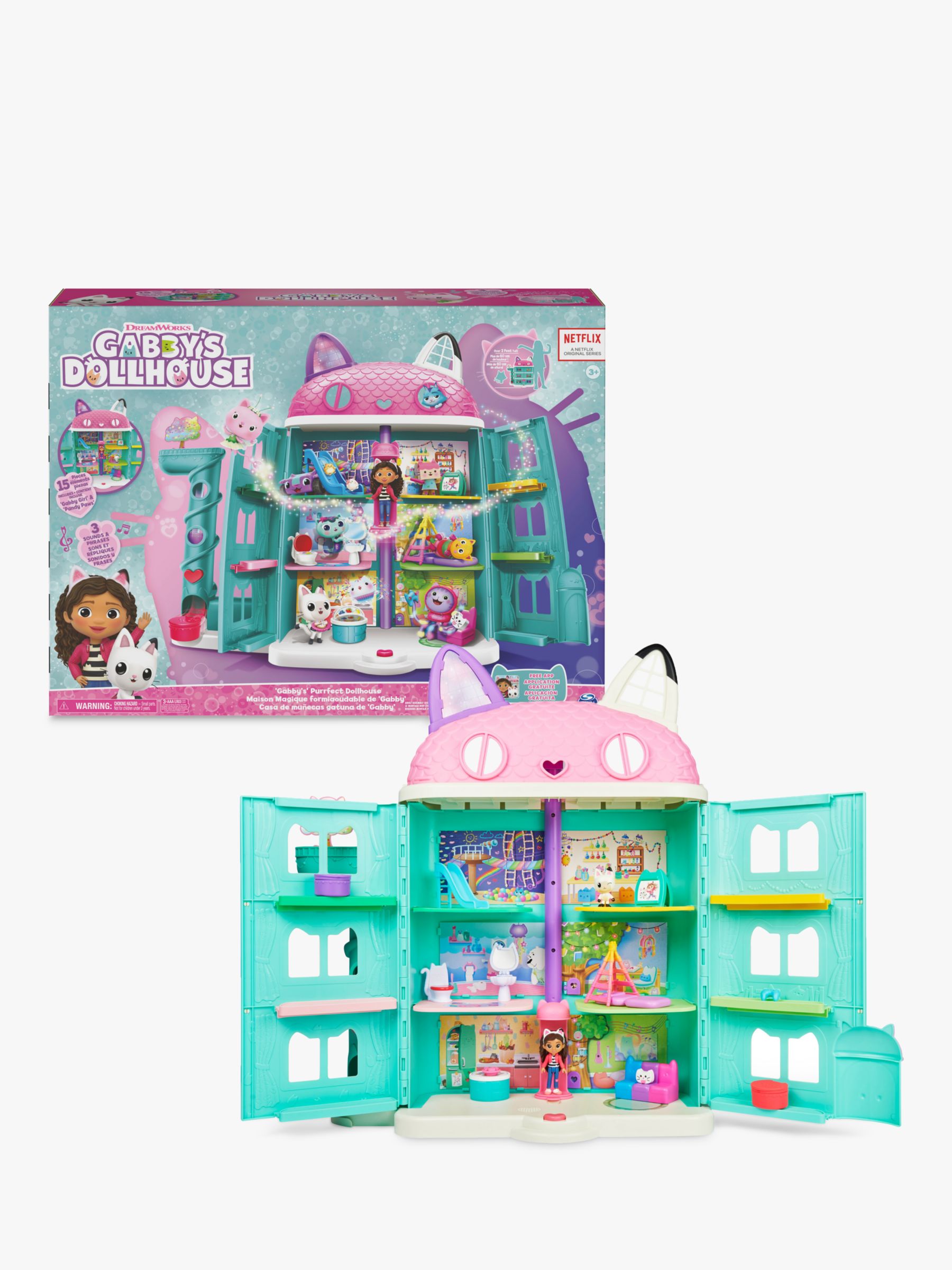 Gabby's Dollhouse Purrfect Dollhouse with Toy Figures