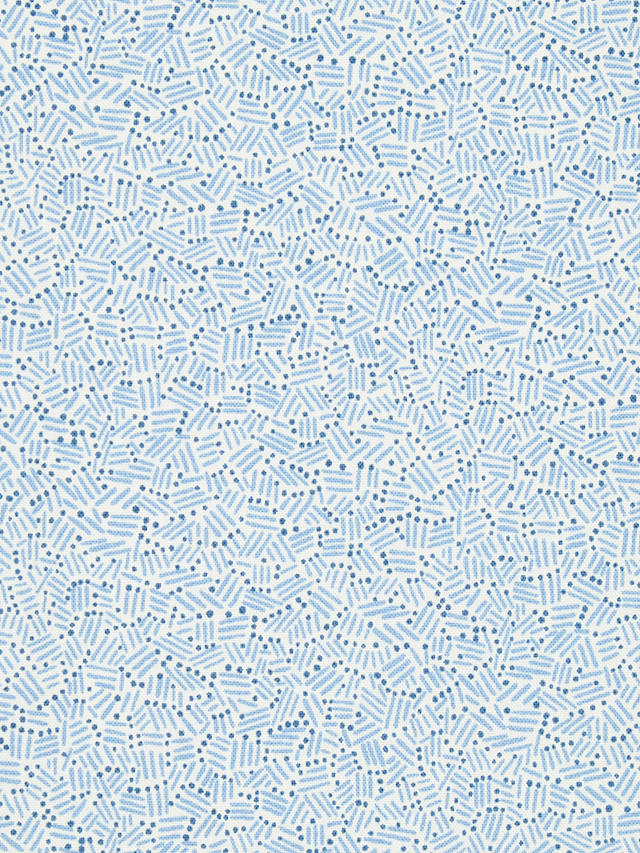 Liberty Fabrics Dots and Dashes Quilting Fabric, Blue