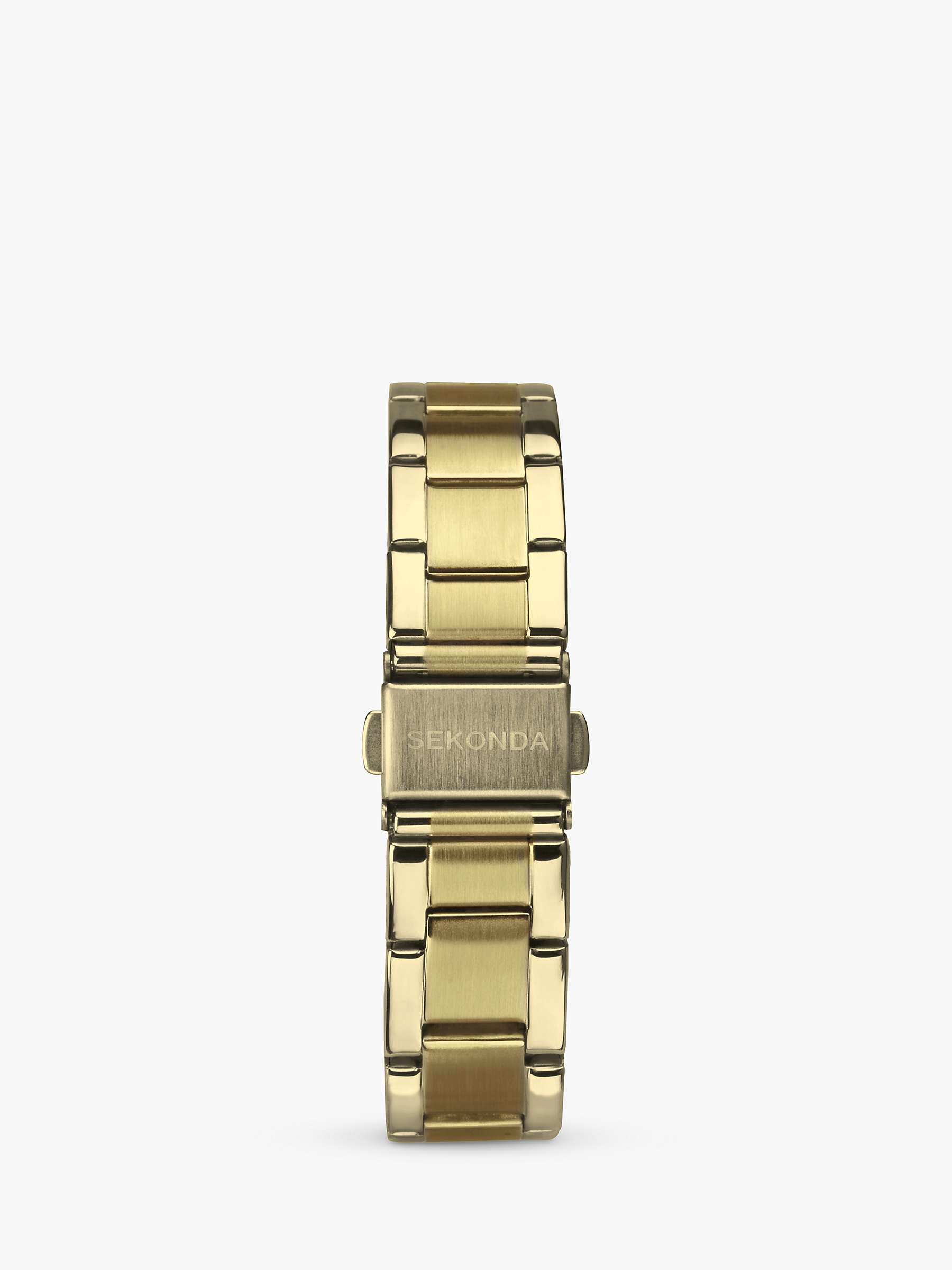 Sekonda 40428 Women's Taylor Date Bracelet Strap Watch, Gold/Champagne ...