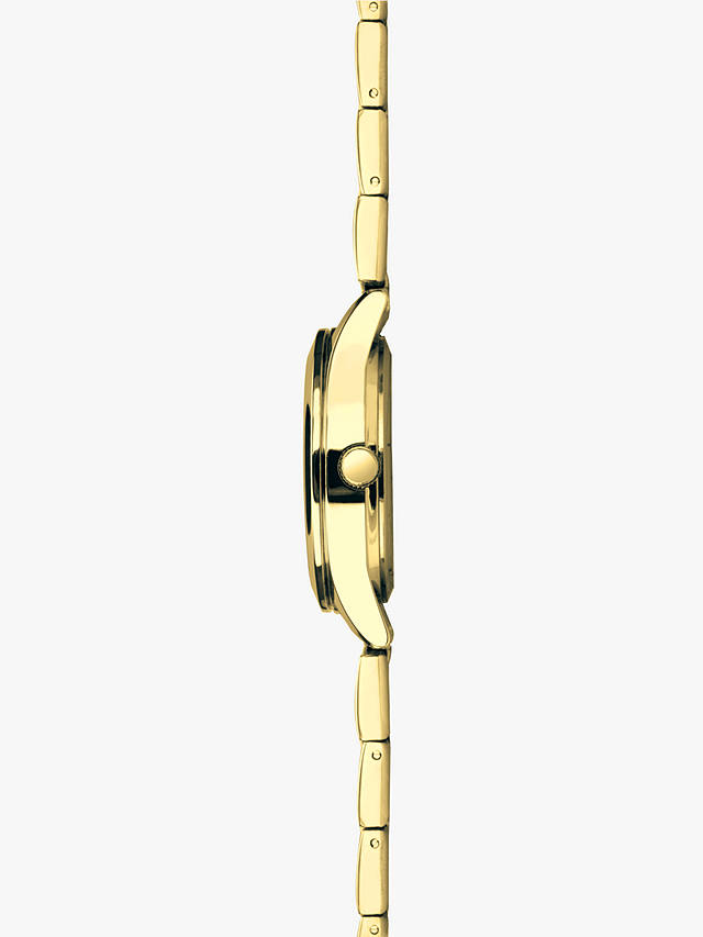 Sekonda 40428 Women's Taylor Date Bracelet Strap Watch, Gold/Champagne