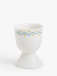 John Lewis Easter Flora Fine China Egg Cup, Blue/White