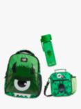 Tinc Hugga Backpack, Satchel Lunch Bag & 500ml Drinks Bottle, Green