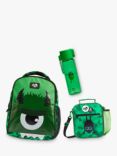 Tinc Hugga Backpack, Satchel Lunch Bag & 500ml Drinks Bottle, Green