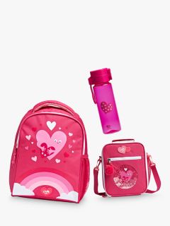 Tinc Mallo Backpack, Satchel Lunch Bag & 500ml Drinks Bottle, Pink