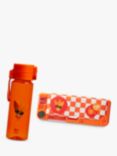 Tinc Ojay Drinks Bottle & Filled Snap Close Pencil Case, Orange