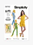 Simplicity Vintage Misses' Jumpsuit Sewing Pattern, S9792