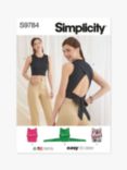 Simplicity Misses' Knit Tops Sewing Pattern, S9784