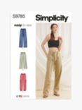 Simplicity Misses' Pull-On Pants Sewing Pattern, S9785