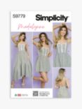 Simplicity Misses' Corset Dress Sewing Pattern, S9779