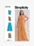 Simplicity Women's' Knit Top, Pants and Skirt Sewing Pattern, S9790