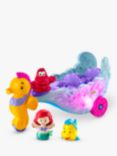 Fisher-Price Little People Disney Princess Ariel's Light-Up Sea Carriage