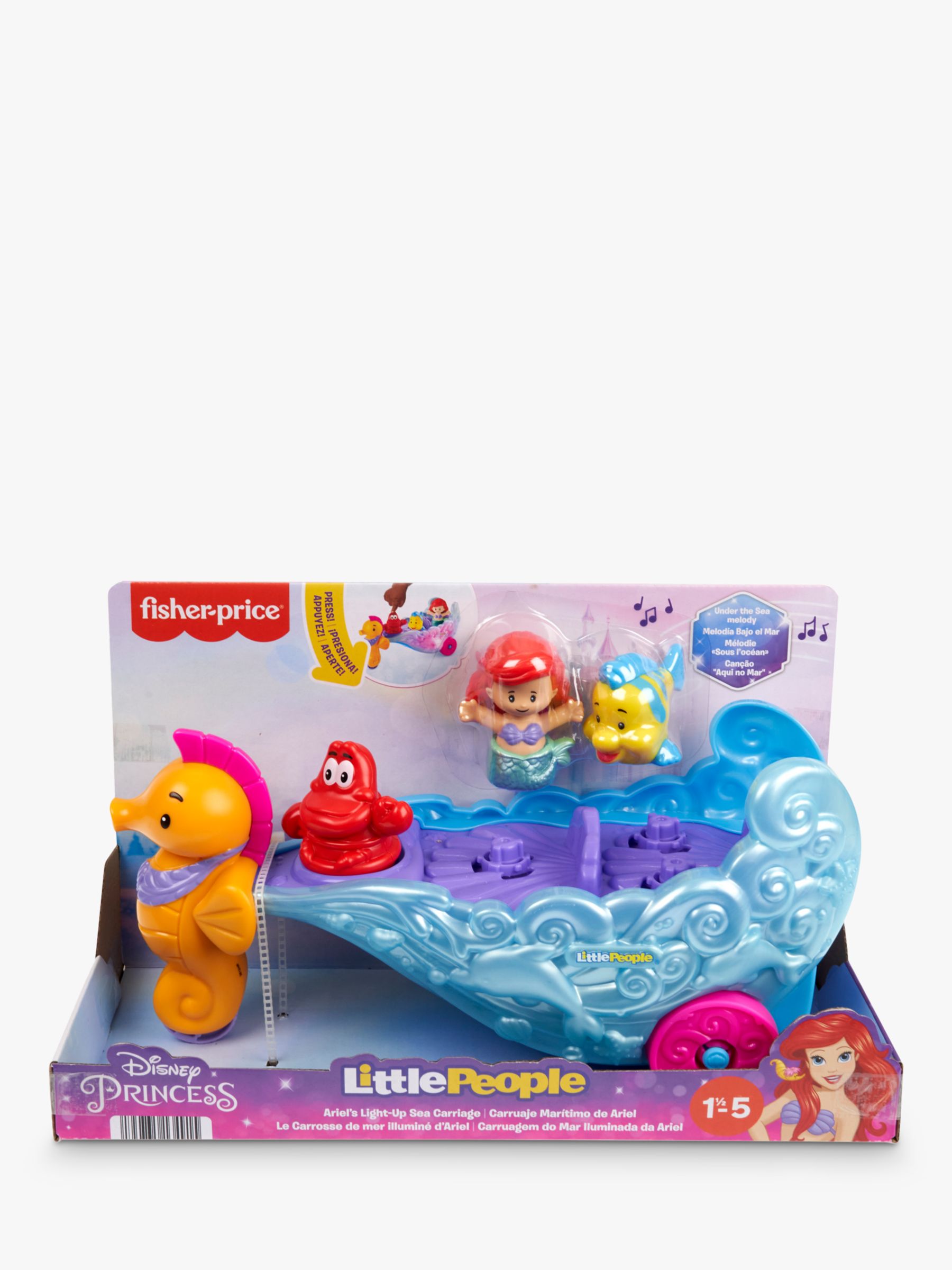 Fisher Price Little People Disney Princess Figure 2-Pack (Single Set) –  Monkey Fish Toys