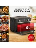 Tefal FW606840 Easy Fry 10-in-1 Air Fryer Oven with Accessories, 20L, Black