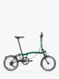 Brompton P Line Urban Mid Handlebar Folding Bike, Emerald Lacquer