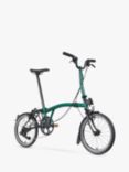 Brompton P Line Urban Mid Handlebar Folding Bike, Emerald Lacquer