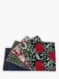 Visage Textiles William Morris Yuletide Fat Quarter Fabrics, Pack of 5, Multi