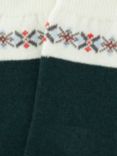 John Lewis Fair Isle Wool & Cashmere Blend Socks