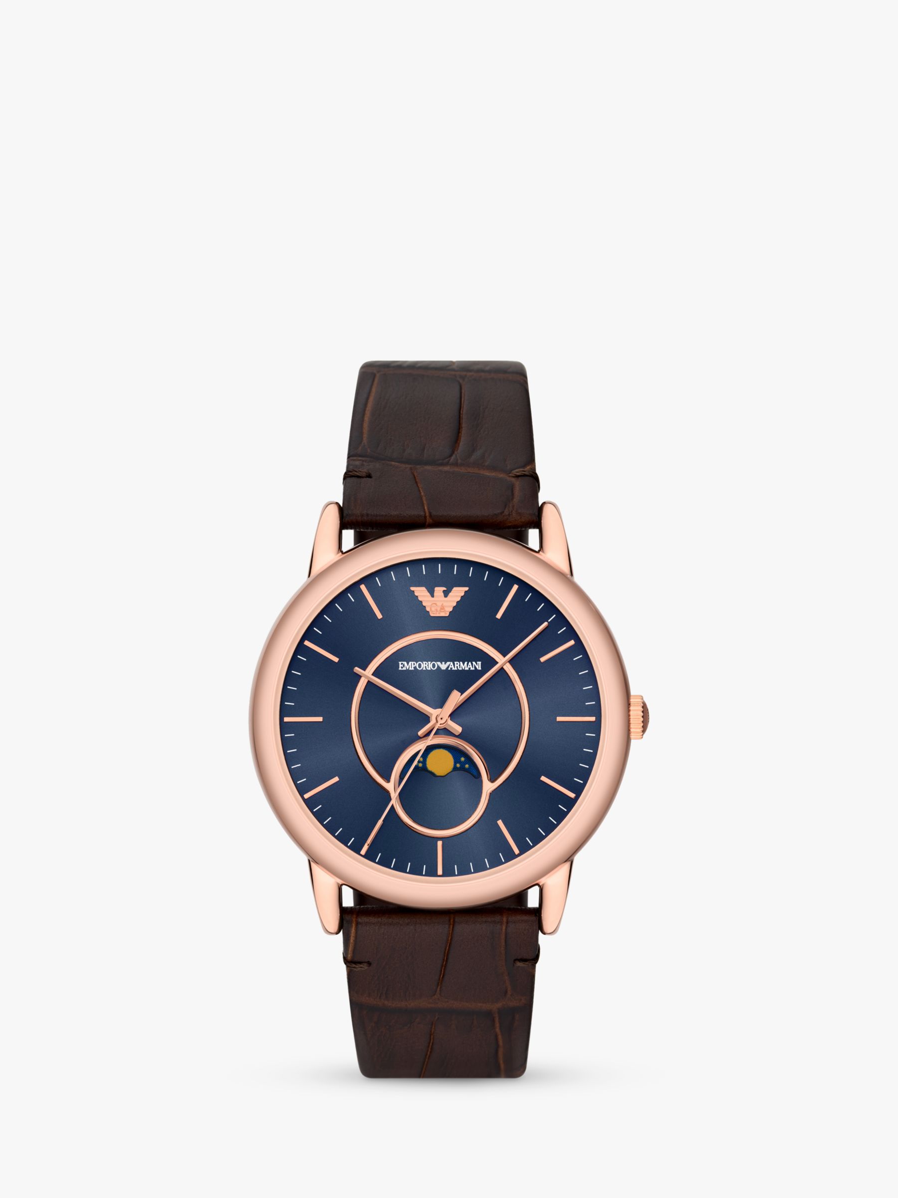 Emporio armani clearance classic leather watch