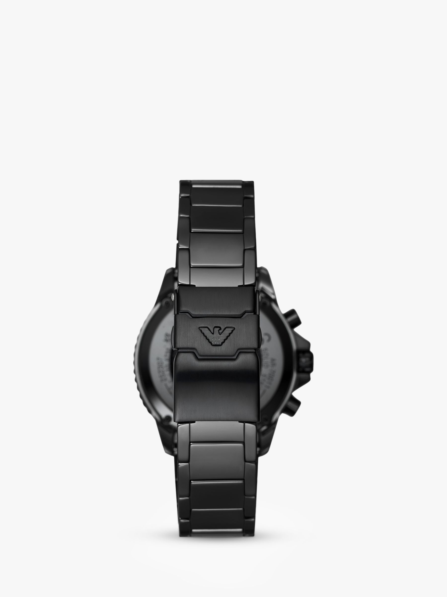 Buy Emporio Armani Men's Chronograph Ceramic Strap Watch Online at johnlewis.com