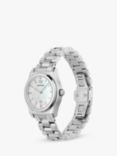 Emporio Armani AR11557 Women's Mother Of Pearl Dial Bracelet Strap Watch, Silver