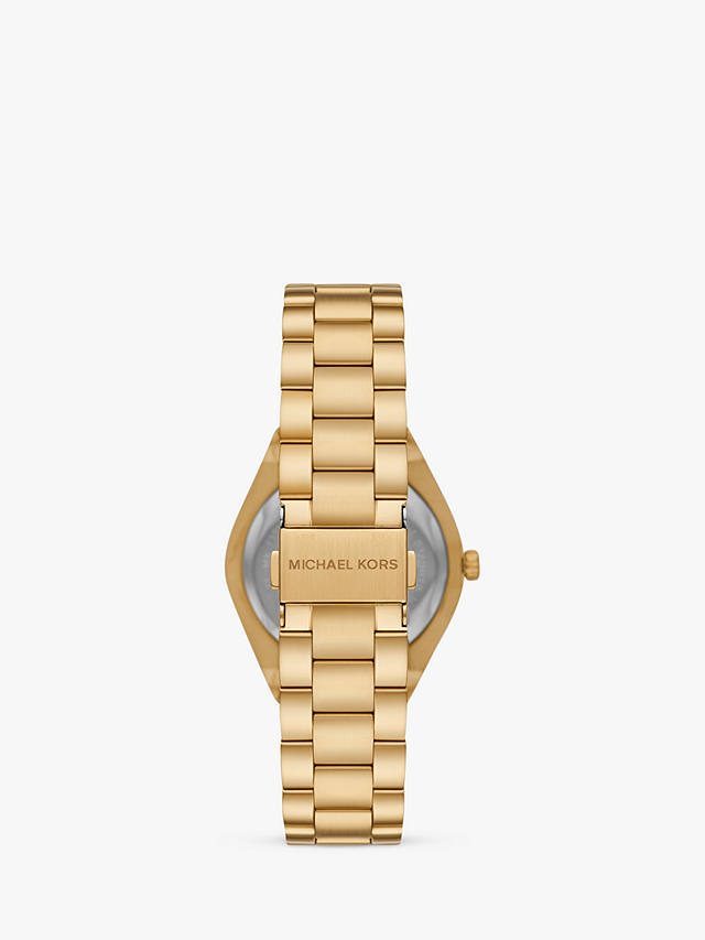 Michael Kors Lennox Sunray Dial Bracelet Strap Watch, Gold
