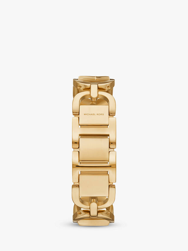 Michael Kors Empire Chain Link Bracelet Watch, Gold