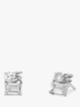 Michael Kors Brilliance Cubic Zirconia Stud Earrings, Silver