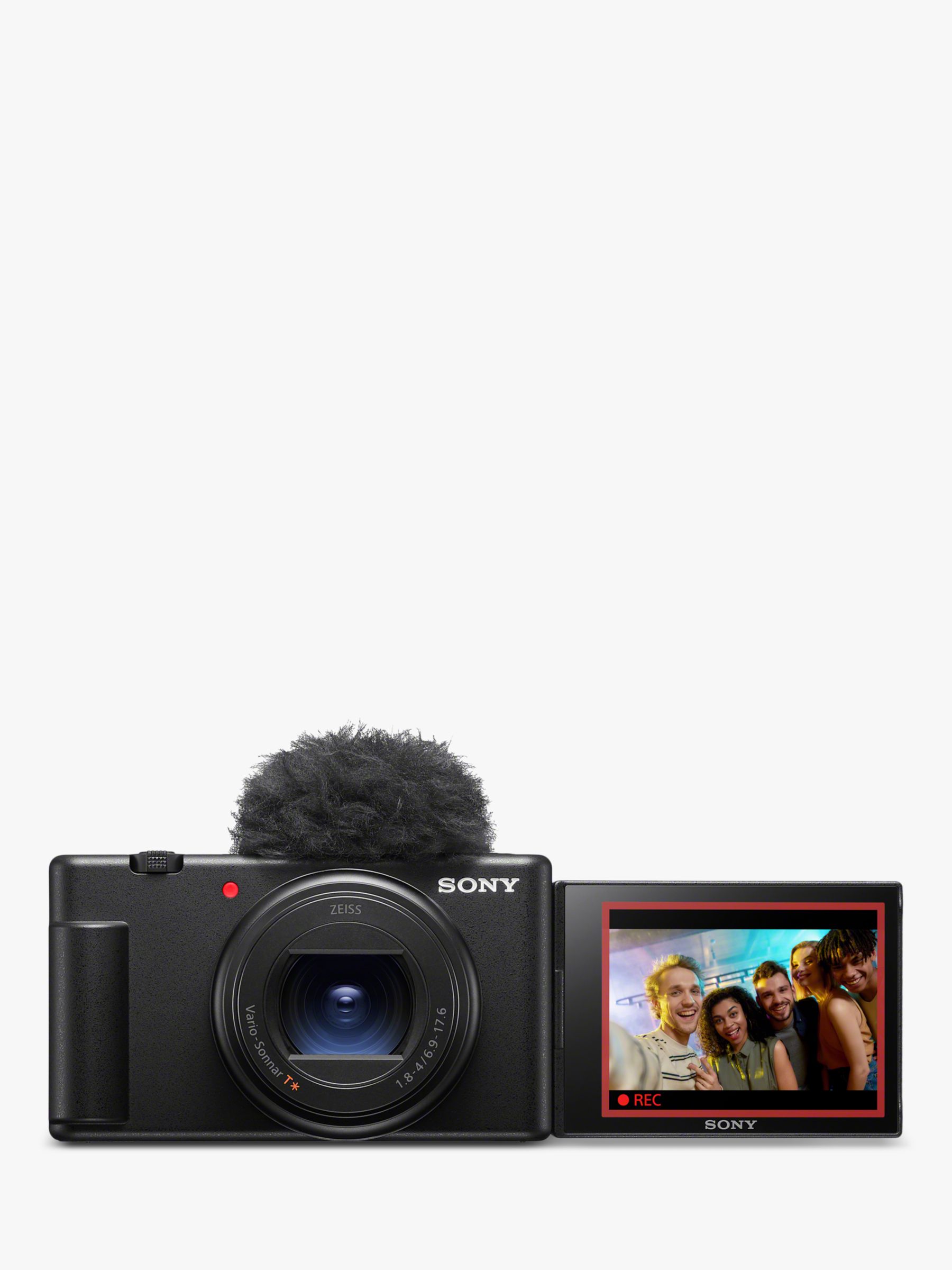 Sony ZV-1 II Compact Vlogging Camera with 18-50mm Lens, 2.7x Optical Zoom, 4K Ultra HD, 20.1MP