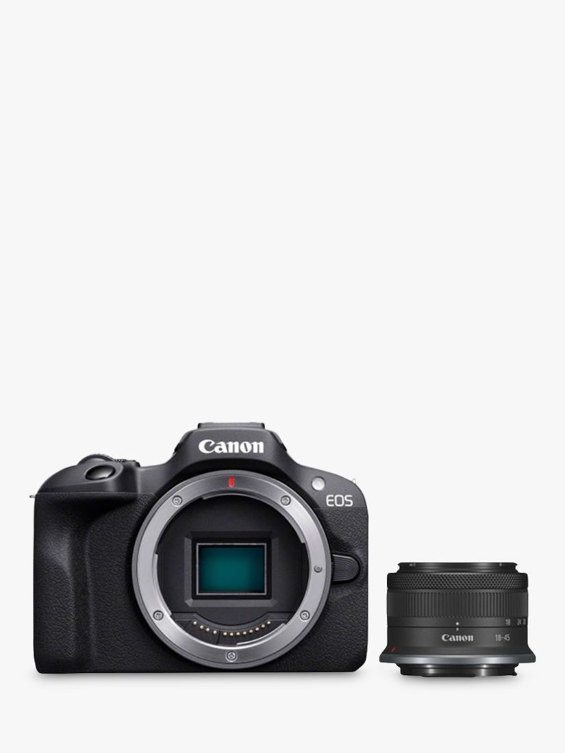 Canon EOS R100 4K Video Mirrorless Camera with RF-S 18-45mm f/4.5