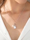 Recognised Pebble Pearl Bobble Chain Necklace