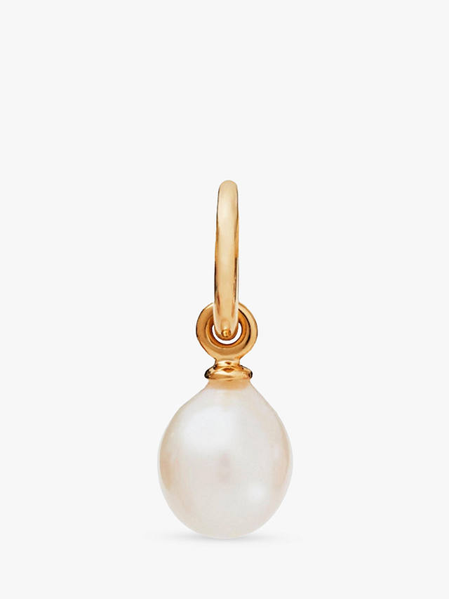 Recognised Freedom Pearl Bobble Chain Pendant Necklace, Gold