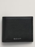 GANT Leather Bi-Fold Wallet, Black