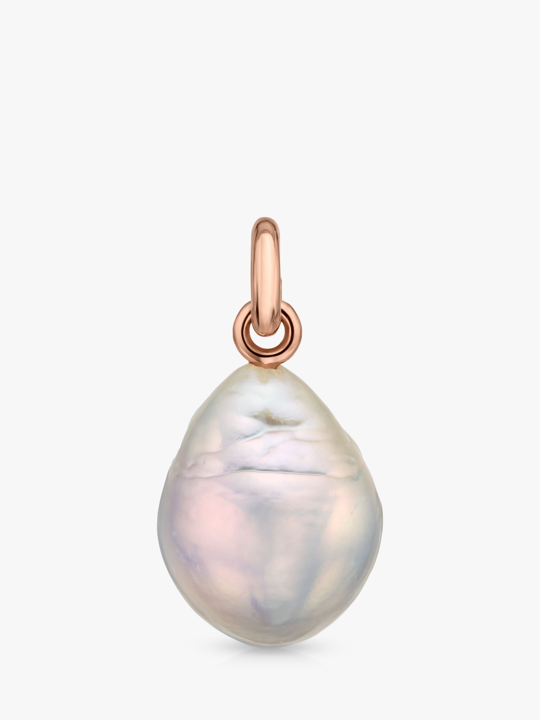 Buy Monica Vinader Nura Pearl Pendant Necklace Online at johnlewis.com