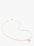 Monica Vinader 14ct Gold Pearl Pendant Shimmer Chain Necklace