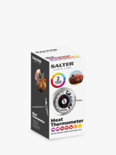 Salter Stainless Steel Analogue Indoor/Outdoor Meat Thermometer