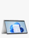 HP Envy x360 15-fe0013na Convertible Laptop, Intel Core i7 Processor, 16GB RAM, 512GB SSD, 15.6" Full HD Touchscreen, Silver