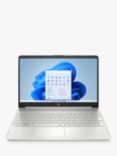 HP 15s-fq2050na Laptop, Intel Core i3 Processor, 4GB RAM, 128GB SSD, 15.6" Full HD, Silver