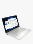 HP 15s-fq2050na Laptop, Intel Core i3 Processor, 4GB RAM, 128GB SSD, 15.6" Full HD, Silver