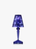 Kartell Battery Rechargeable Table Lamp, Blue