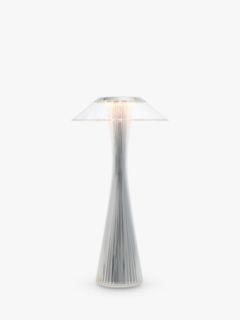 Kartell Space Rechargeable Table Lamp, Chrome