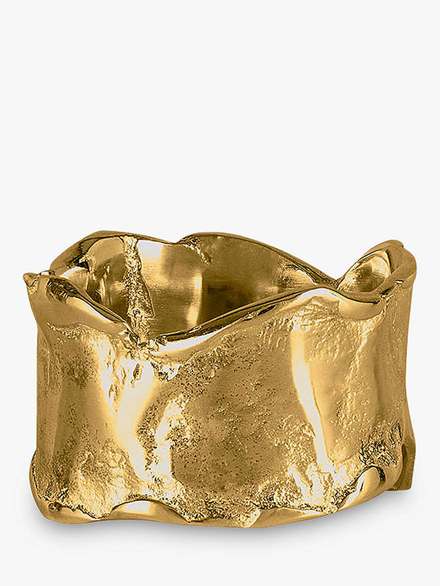 Deborah Blyth Textured Wide Band Ring, Gold